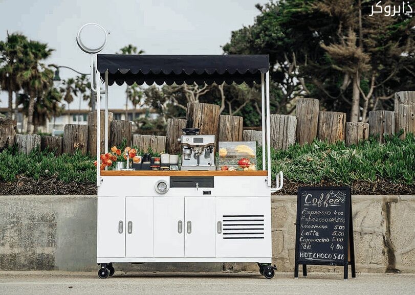 كشك متنقل للقهوة والمشروبات