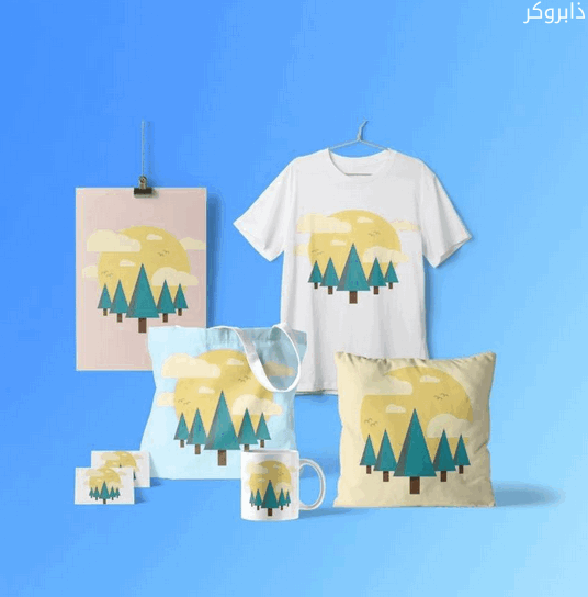 صورة توضيحية لمشروع متجر طباعة عند الطلب