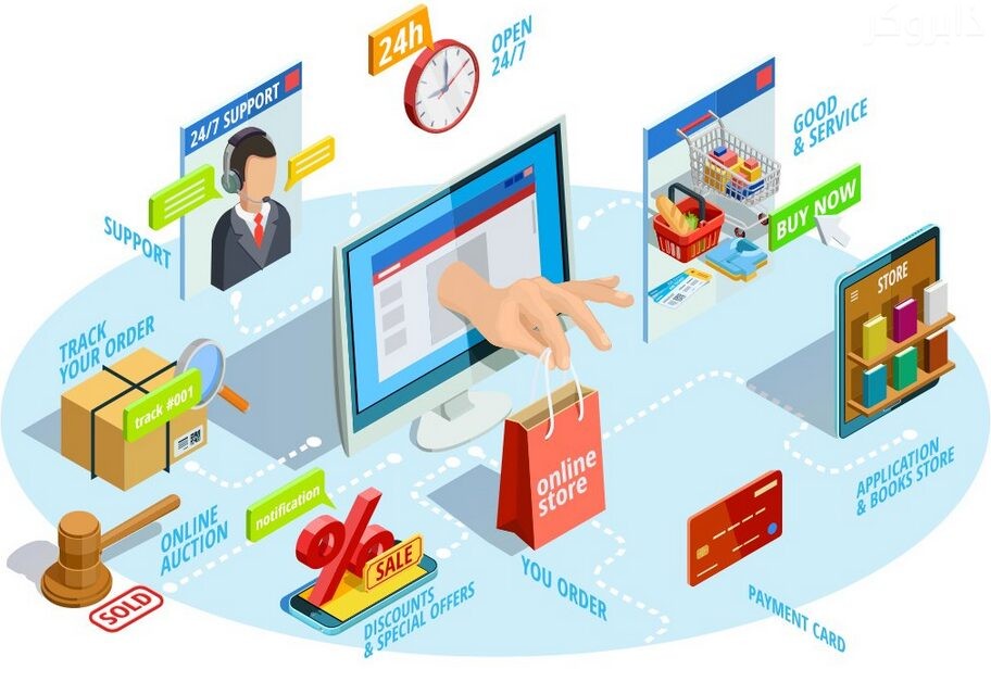عينة توضيحية لمهام وظيفة إدارة المتاجر الإلكترونية