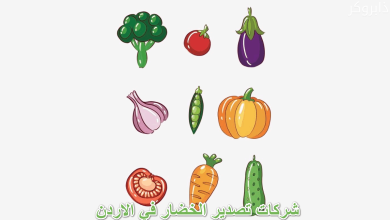 شركات تصدير الخضار في الاردن