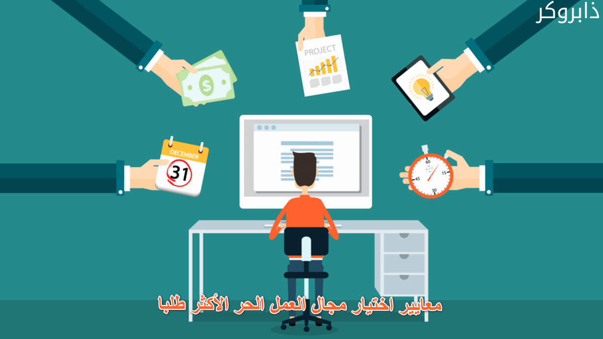 معايير اختيار مجال العمل الحر الأكثر طلب