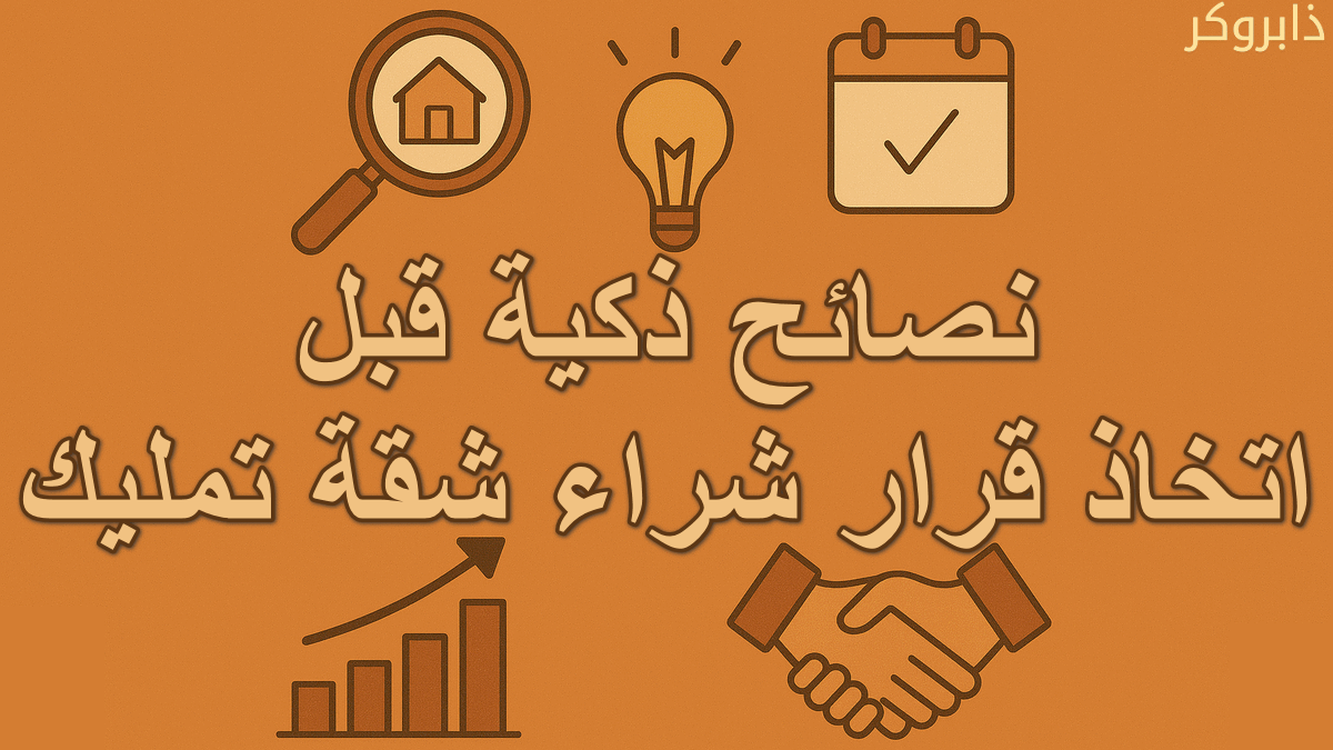 نصائح ذكية قبل اتخاذ قرار شراء شقة تمليك