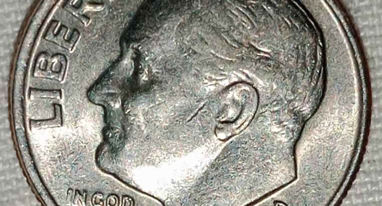 USA Rare coin 1980 D (Roosevelt Dime) error d