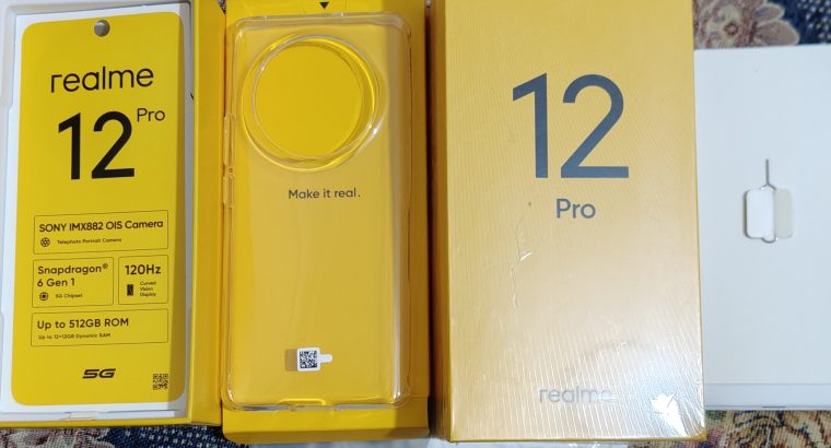موبايل realme 12pro كسر زيرو بالعلبه والضمان