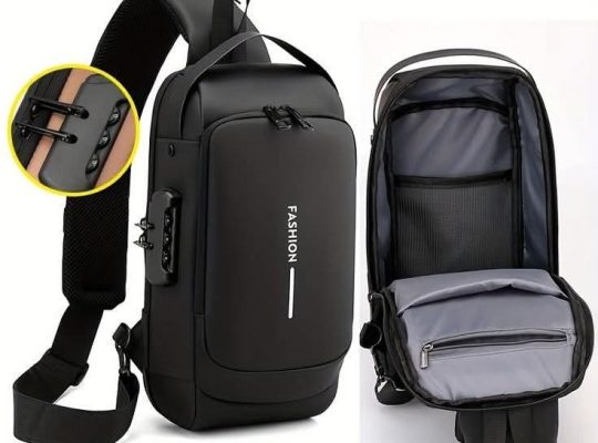 شنطة كروس عملية مزودة بمنفذ USB