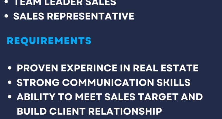 sales real estate