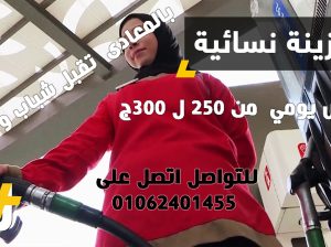 مطلوب شباب و بنات للعمل فى بنزينة بالمعادى