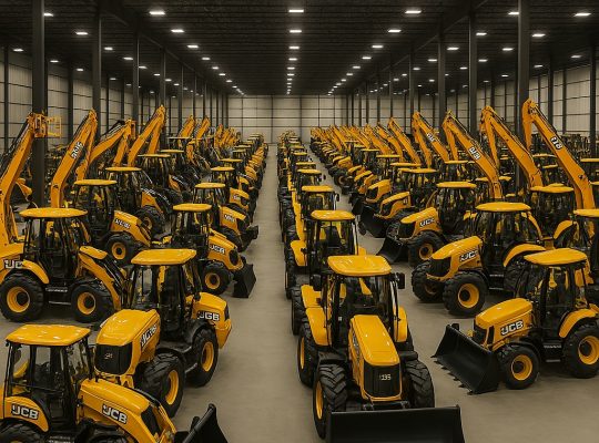 رافعات تلسكوبية جي بي سي JCB للايجار رافعة