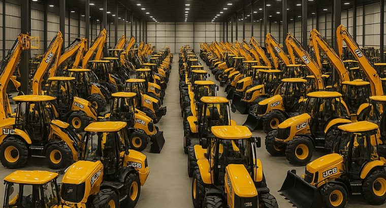 رافعات تلسكوبية جي بي سي JCB للايجار رافعة