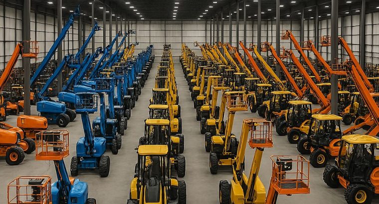 رافعات تلسكوبية جي بي سي JCB للايجار رافعة