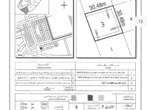 أرض للبيع تصريح بناء خليجي فقط
