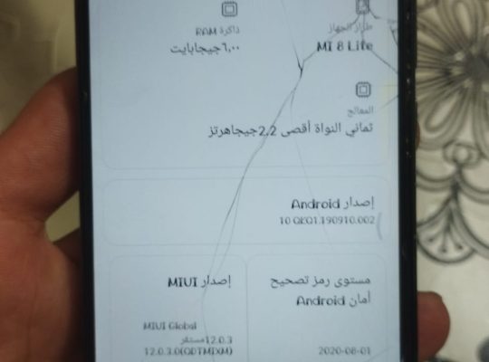 موبيل شاومي مي 8 لايت بحاله متوسطه