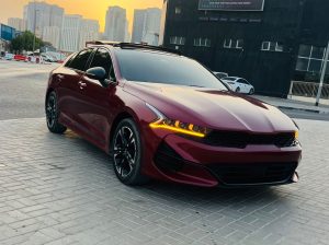 كيا K5 جي تي لاين 2022 حمراء، محرك 1.6 لتر*