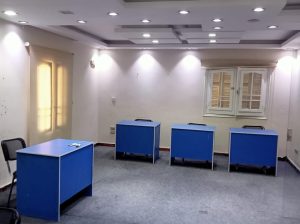 للشركات الكبري مكتب مفروش فخم جدا  290م التر