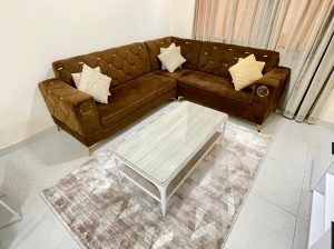 شقه مفروشه مع مسبح اطفال