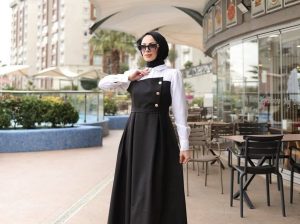 فستان فري سايز خامه الباربي التركي