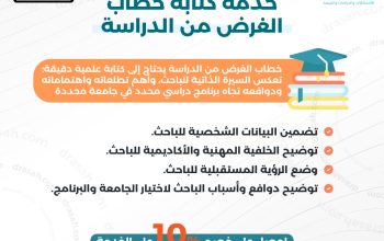 خدمة كتابة خطاب الغرض من الدراسة (SOP)