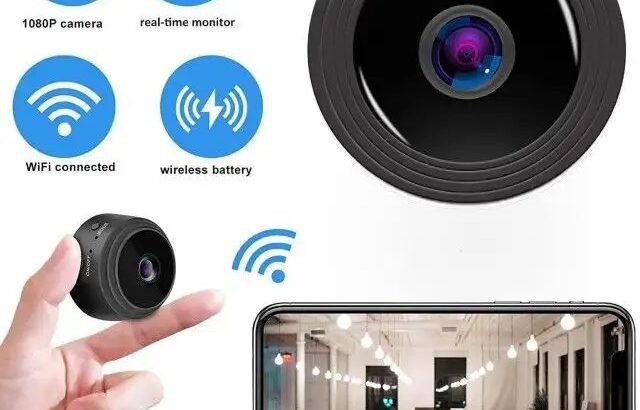 كاميرا خفيه بدقه 1080 مزوده ببطاريه 400 مللى