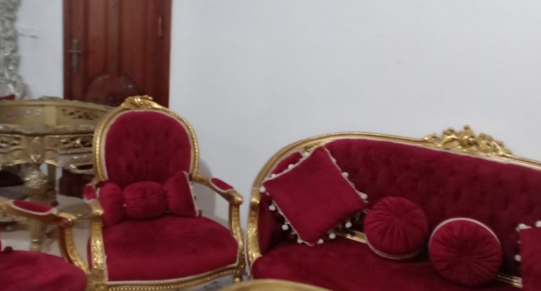 غرف جلوس خشب زان عموله