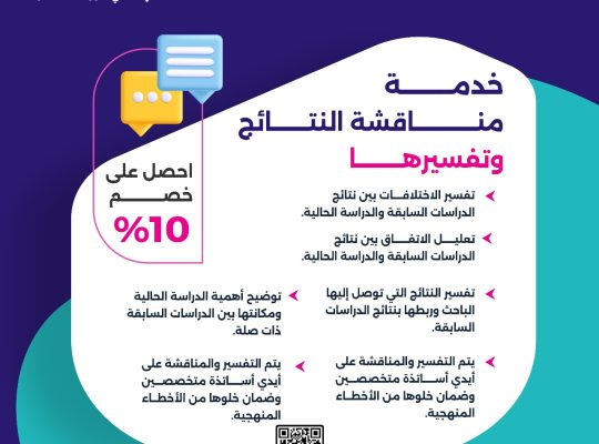 وداعاً لحيرة “مناقشة النتائج” فسّر نتائج بحثك