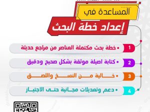 أفضل شركة لكتابة وإعداد خطة البحث في السعودية