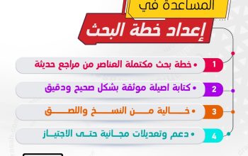 أفضل شركة لكتابة وإعداد خطة البحث في السعودية
