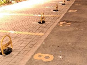 حاجز مواقف السيارات 45سم