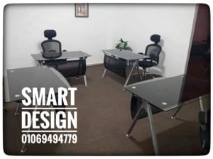 مكاتب موظفين زجاج سيكوريت شاسيه معدن