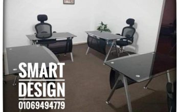 مكاتب موظفين زجاج سيكوريت شاسيه معدن