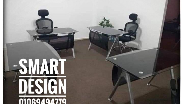 مكاتب موظفين زجاج سيكوريت شاسيه معدن