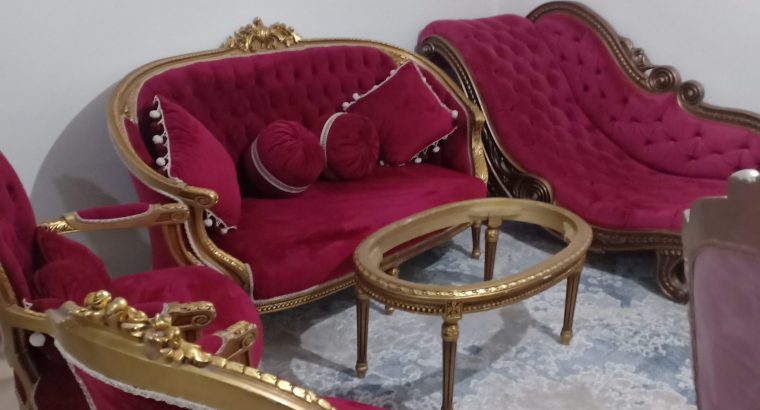 غرف جلوس خشب زان عموله
