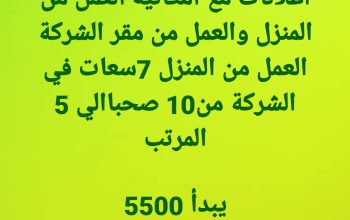 مطلوب عمال كول سنتر ومروج اعلانات