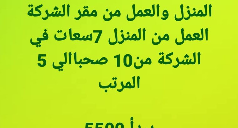 مطلوب عمال كول سنتر ومروج اعلانات