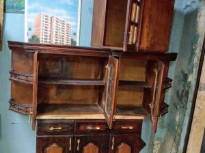 مطبخ عمولة 4 قطع خشب موسكى بالكامل بالرخامه