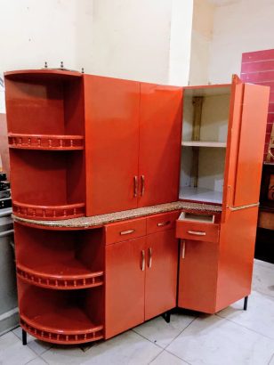 مطبخ 170 قطعتين عمولة خشب اجود انواع الكونتر