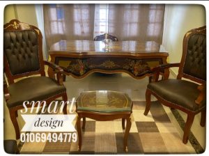 مكتب مدير خشب زان مطعم نحاس بخامات عاليه