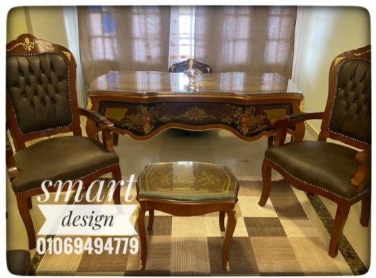 مكتب مدير خشب زان مطعم نحاس بخامات عاليه