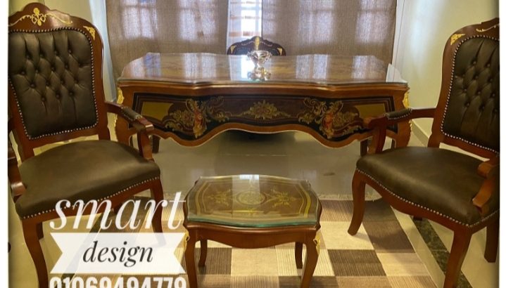 مكتب مدير خشب زان مطعم نحاس بخامات عاليه