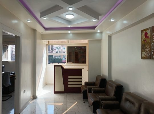 للايجار شقة بالمللك حفني رائسا سيدي بشر بحري