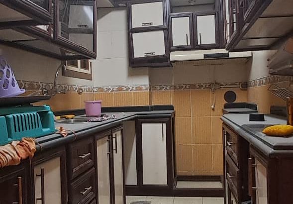 شقة للبيع بها 3 عدادات برج البركة