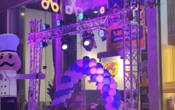 قوس بالونات نفيخات غباره بالونه بوالين راقصه