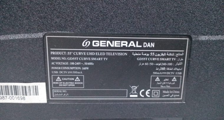 شاشة سمارت ٥٥ بوصة مستعمل نضيف للبيع