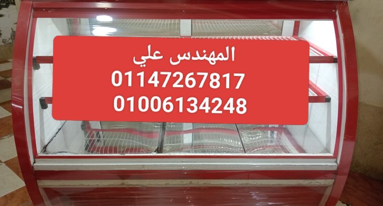 ثلاجة عرض بومبيه جامبو 150سم بحالة الزيرو