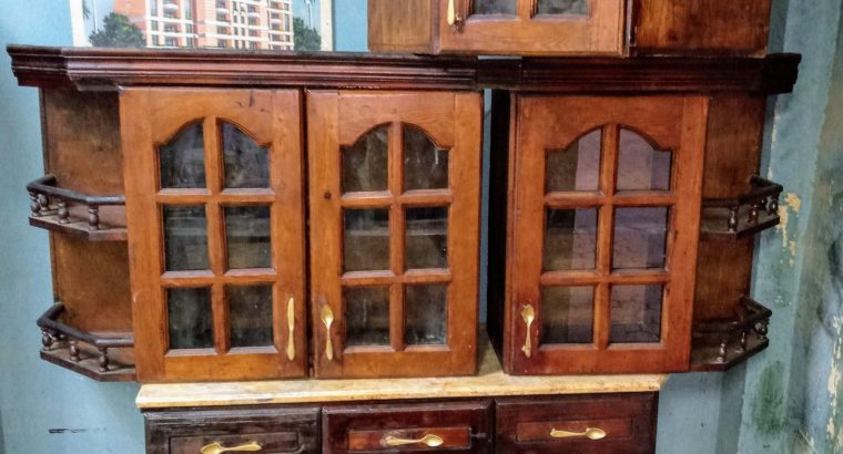 مطبخ عمولة 4 قطع خشب موسكى بالكامل بالرخامه