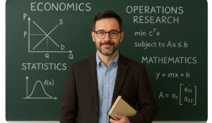 مدرس اقتصاد وبحوث عمليات واحصاء ورياضيات