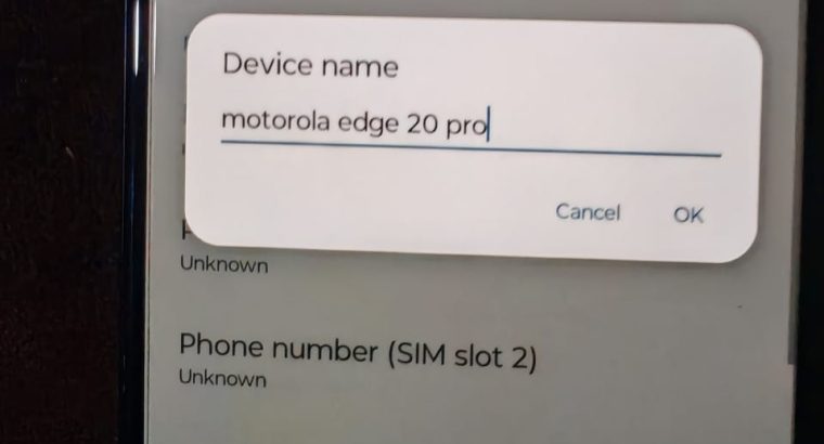 Motorola edge 20 Pro in Alain