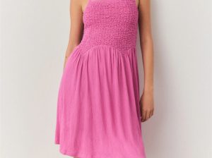 لانجيرى فستان جيرسي فوشيا أنيق