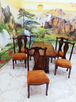 تربيزه سفره 5كراسي تحفه تنفع عريس بسعر مغر