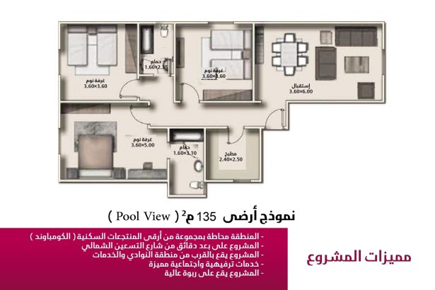 شقة للبيع في القاهرة الجديدة