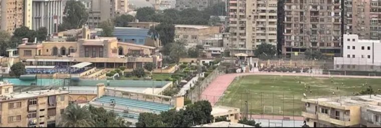 شقة بموقع متميز للبيع امام نادي البنك الاهلي